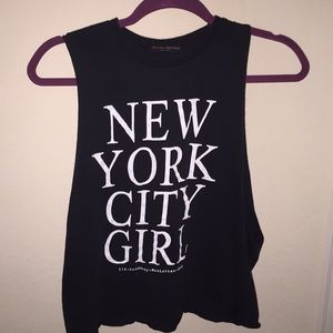 Authentic Brandy Melville New York City Girl Tank